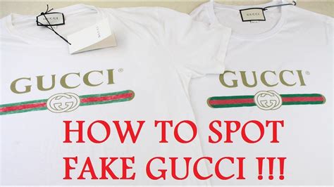 fake gucci shirt how to spot|authentic gucci tag.